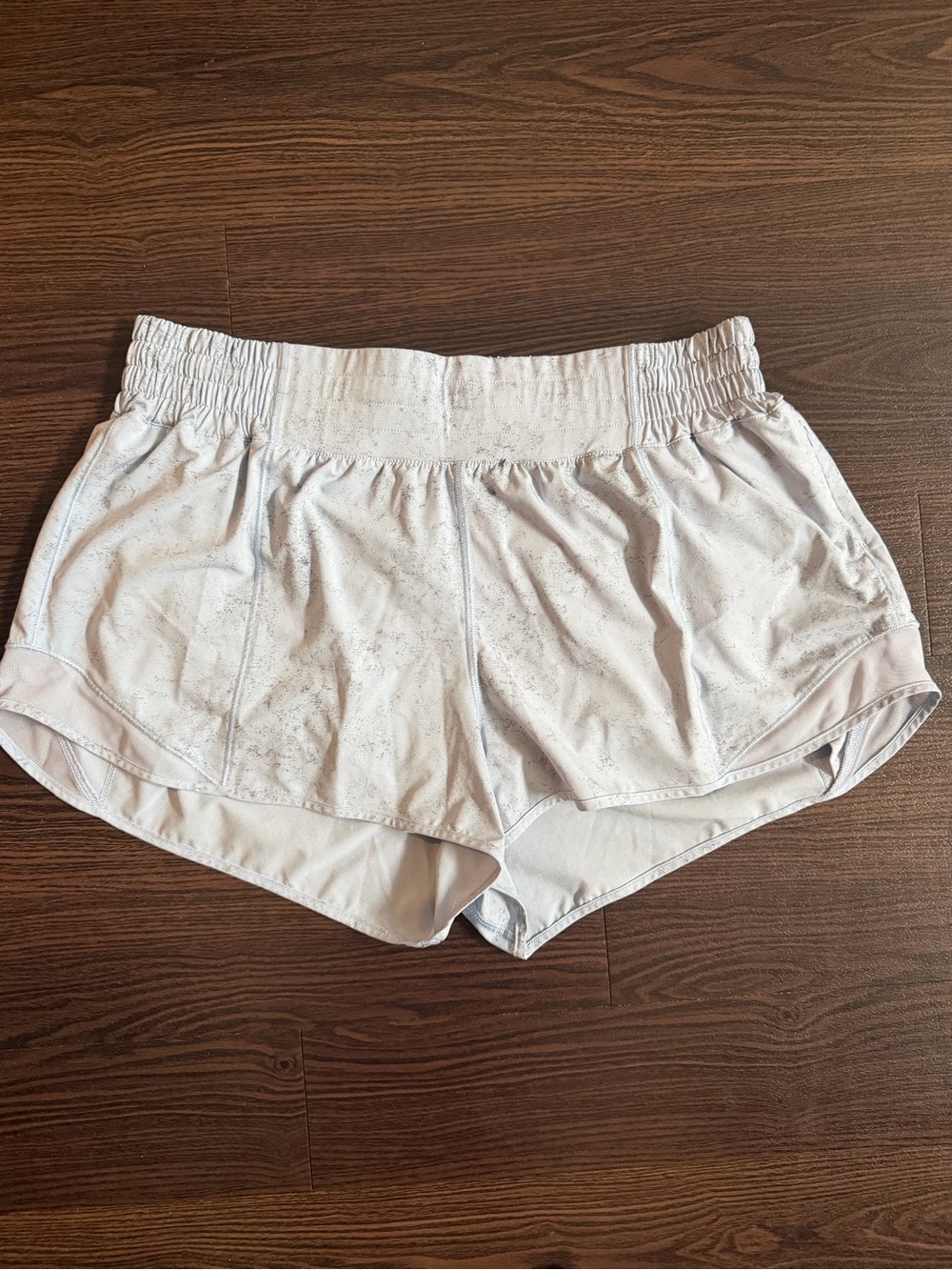 lululemon athletica Light Gray Athletic Running Shorts